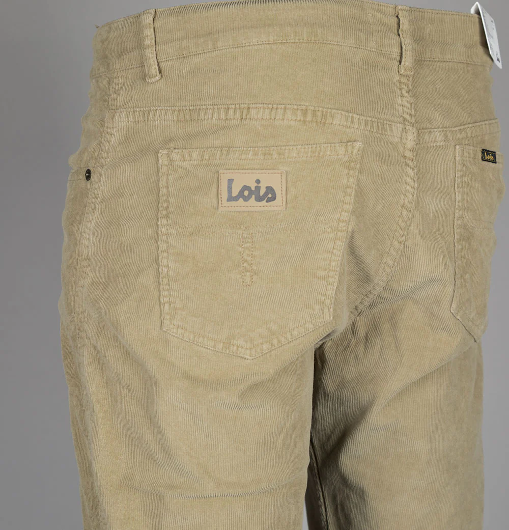 Lois Dario Boot Cut Fine Needle Cords Dark Sand - Image 4