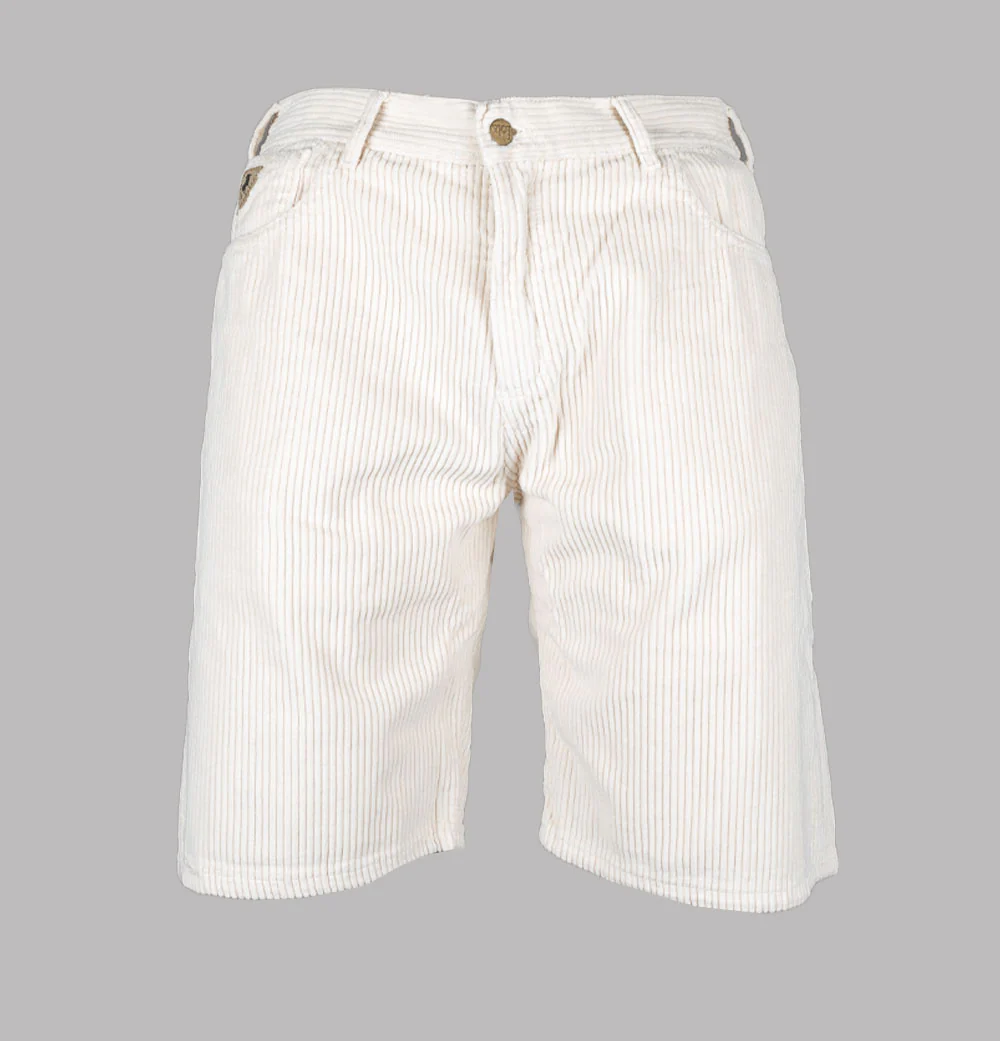 Lois Pepe Jumbo Cord Shorts Ecru - Image 2