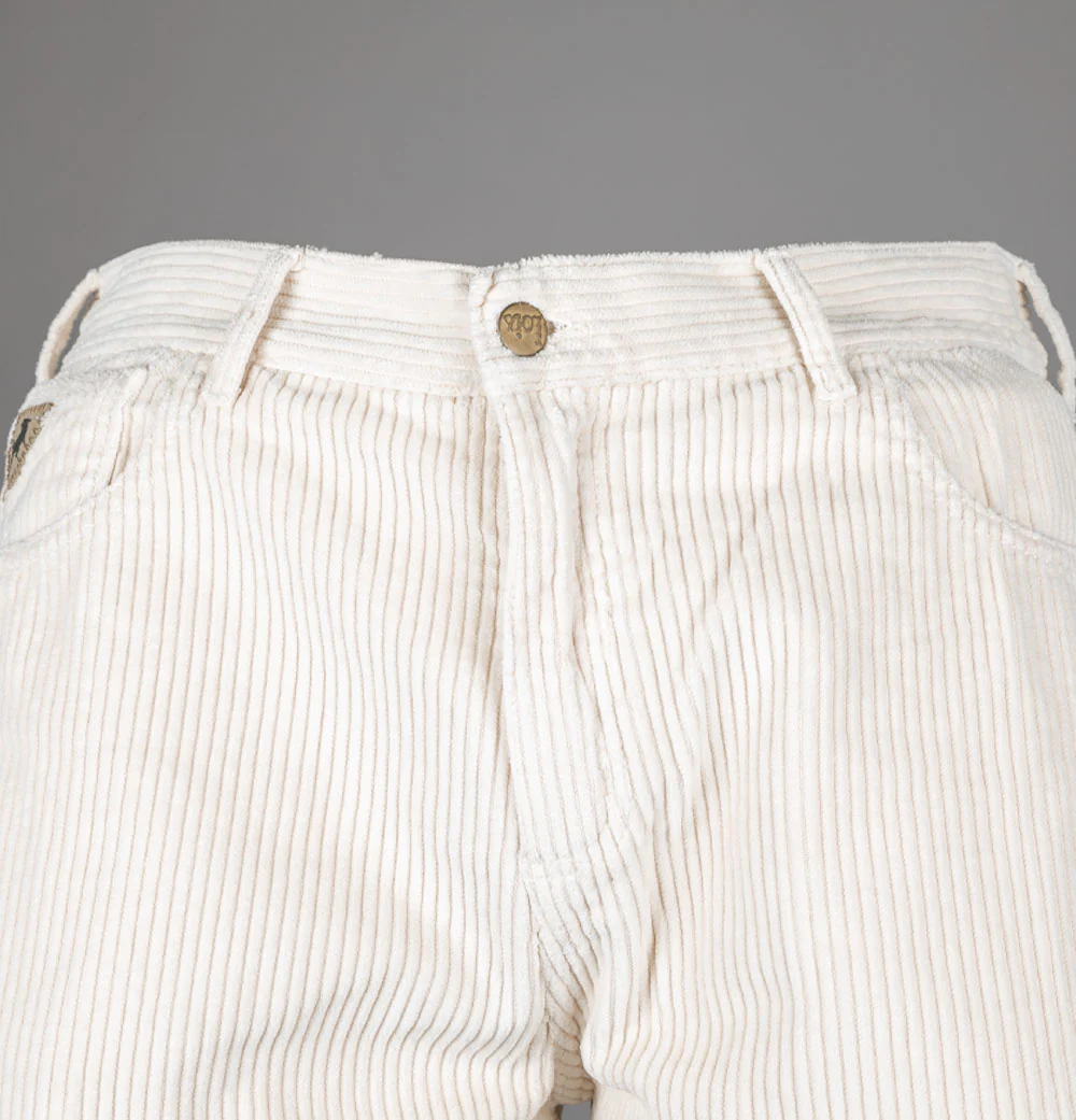 Lois Pepe Jumbo Cord Shorts Ecru - Image 4