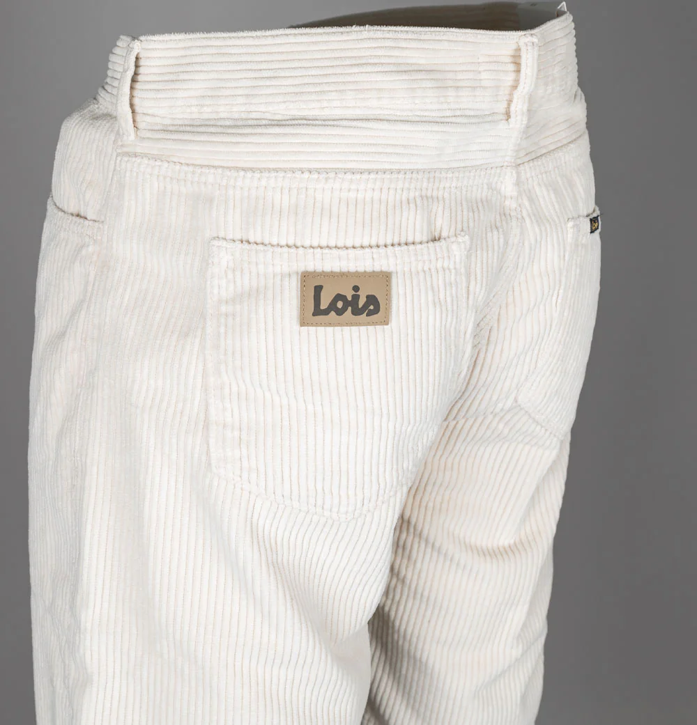 Lois Pepe Jumbo Cord Shorts Ecru - Image 5