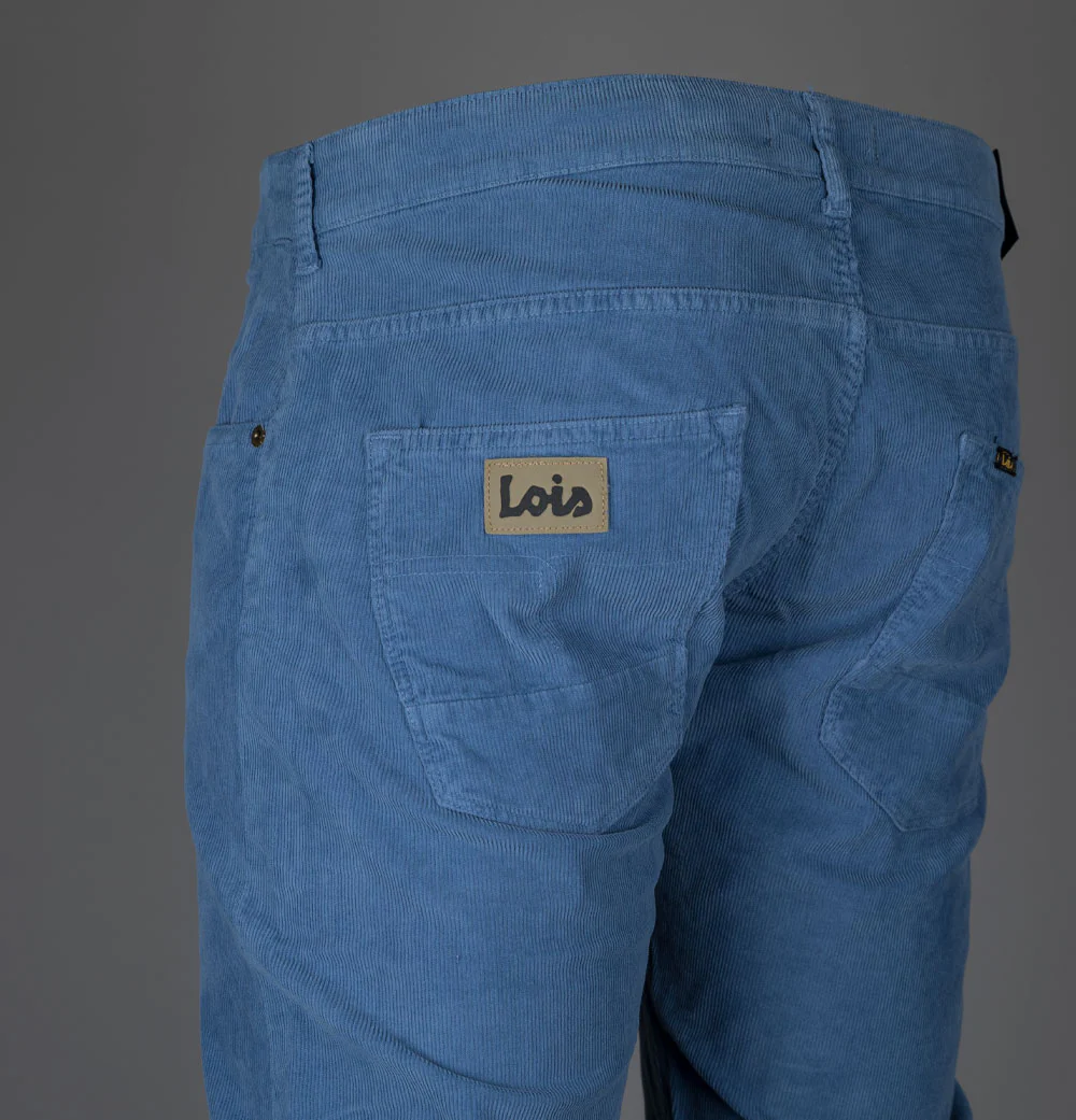 Lois Sierra Fine Needle Cords Light Blue - Image 4