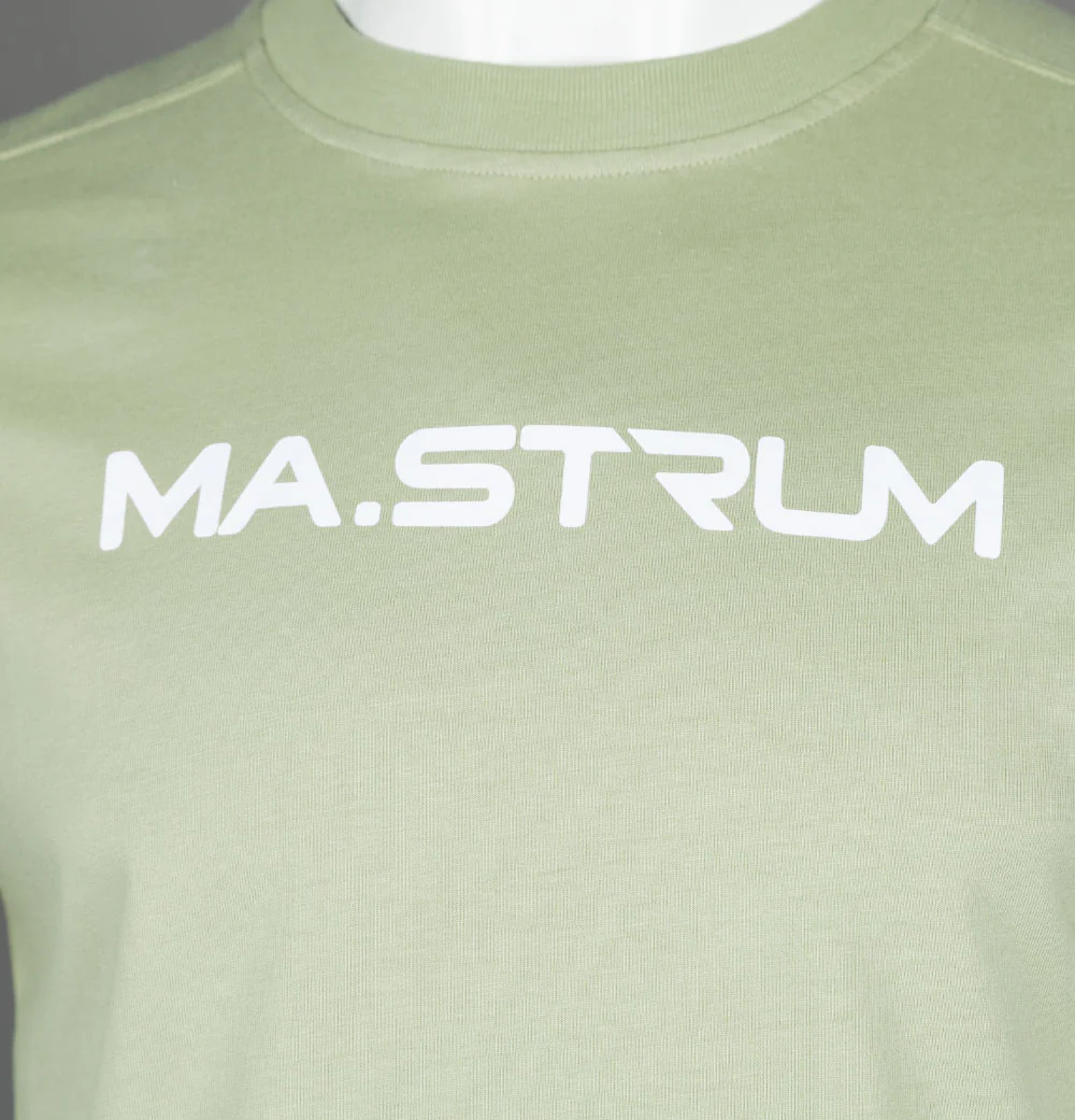 Ma.Strum Chest Print T-Shirt Tea - Image 3