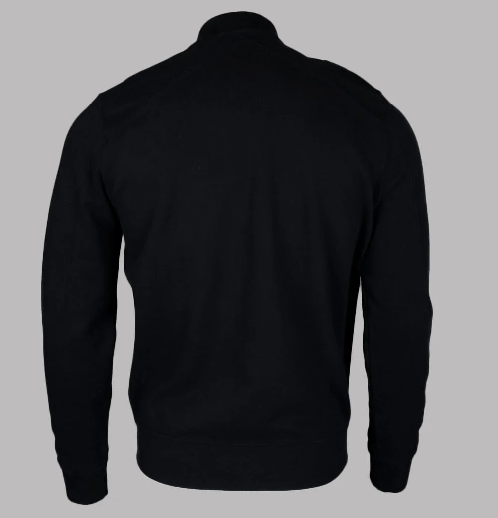 Ma.Strum Core Bomber Zip Sweat Jet Black - Image 2