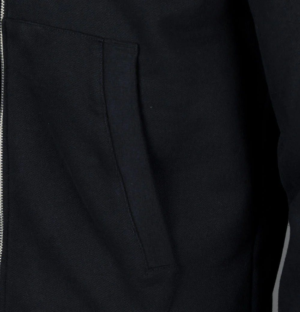 Ma.Strum Core Bomber Zip Sweat Jet Black - Image 5