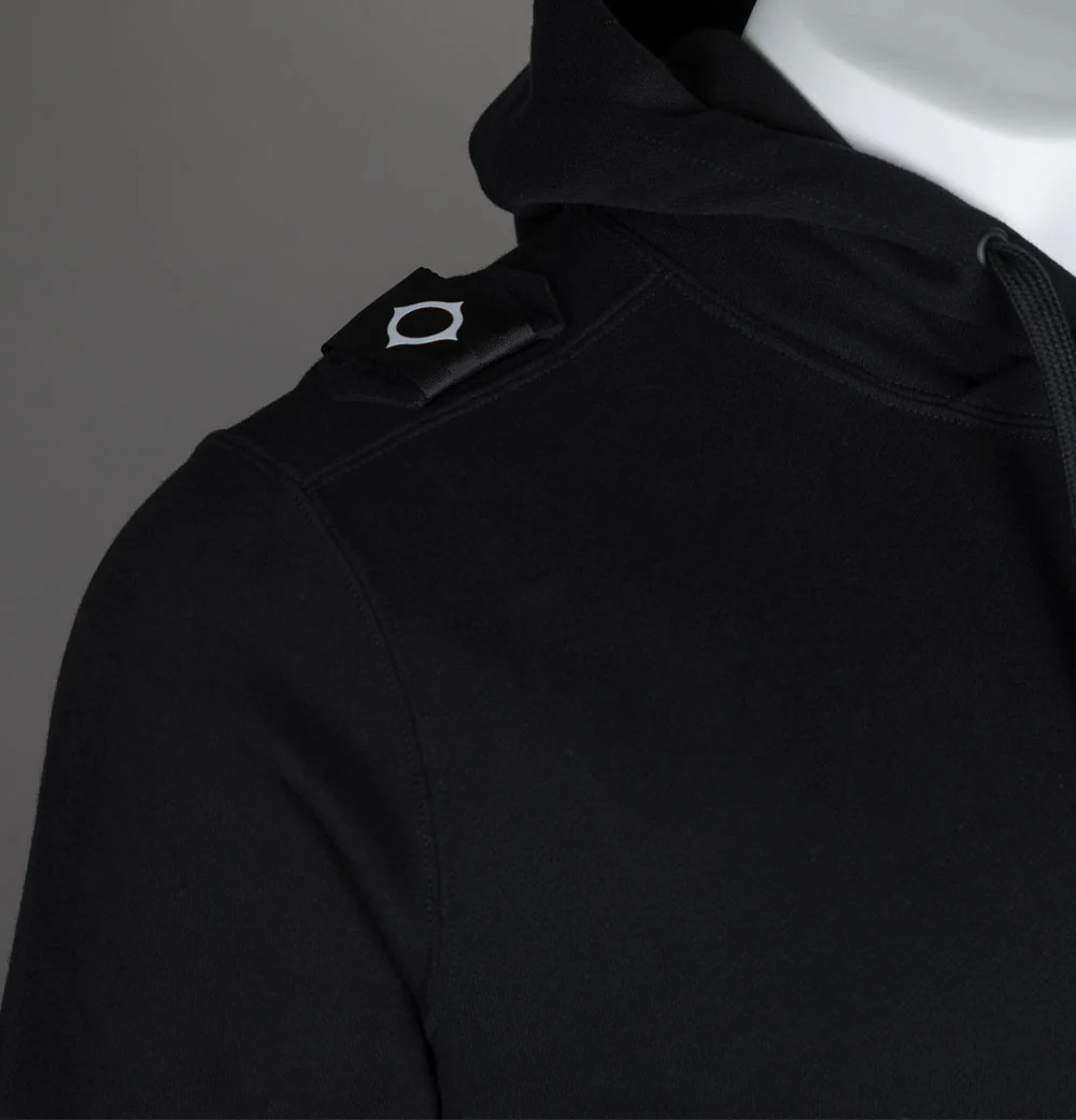 Ma.Strum Core Overhead Hoody Jet Black - Image 4