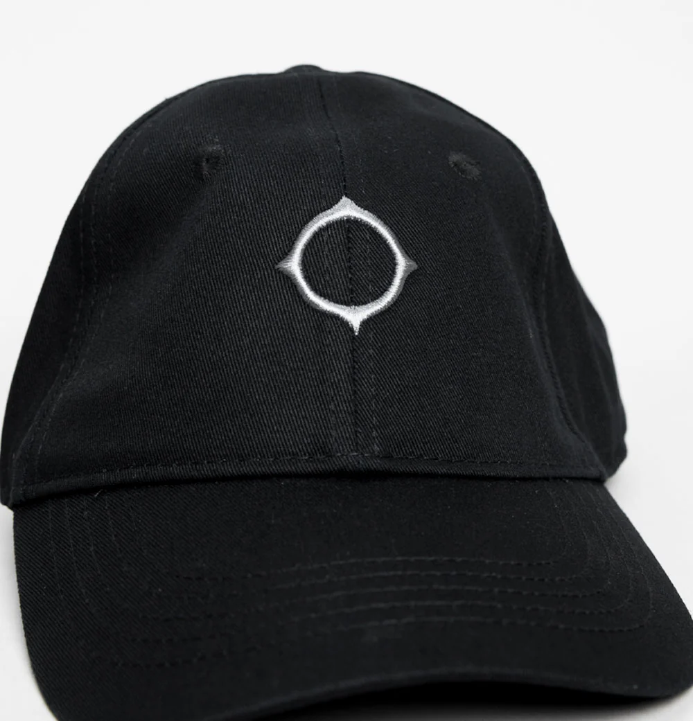 Ma.Strum Cotton Logo Cap Jet Black - Image 3