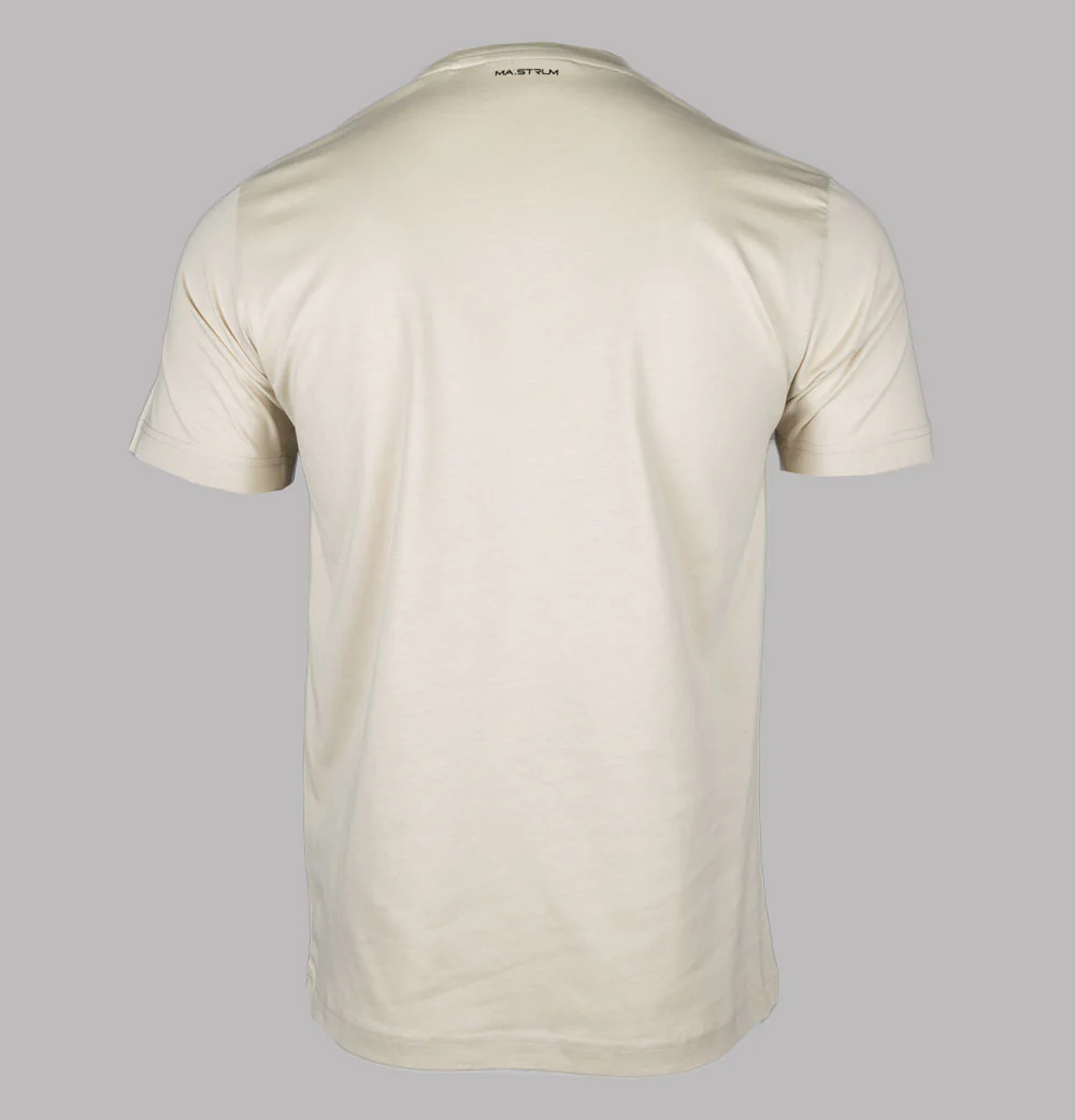 Ma.Strum Grunge Logo T-Shirt Ash - Image 2