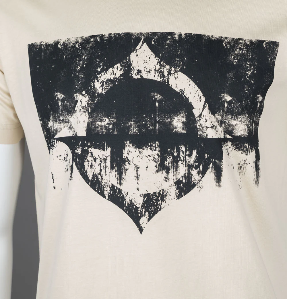 Ma.Strum Grunge Logo T-Shirt Ash - Image 3