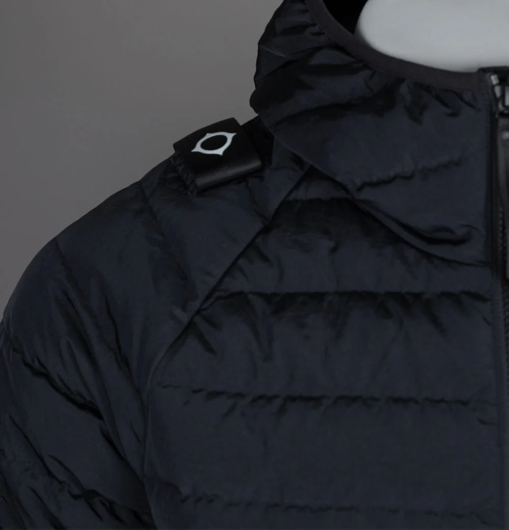 Ma.Strum Hooded Down Jacket Jet Black - Image 4