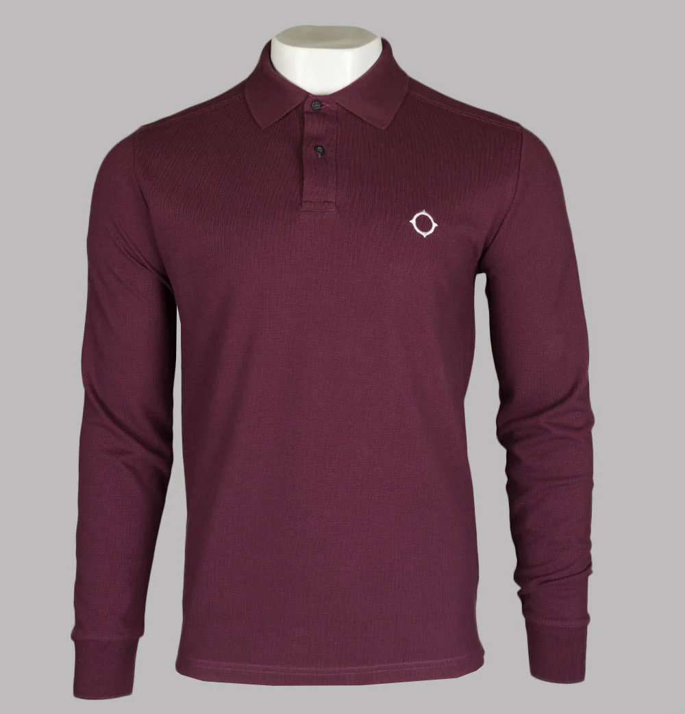 Ma.Strum LS Pique Polo Shirt Fig