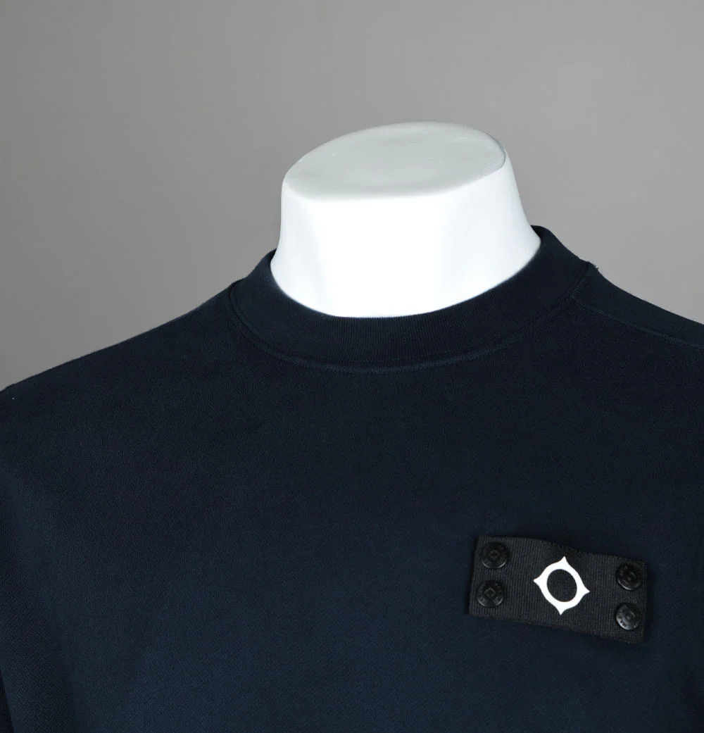 Ma.Strum Neo Crew Sweatshirt Ink Navy - Image 3