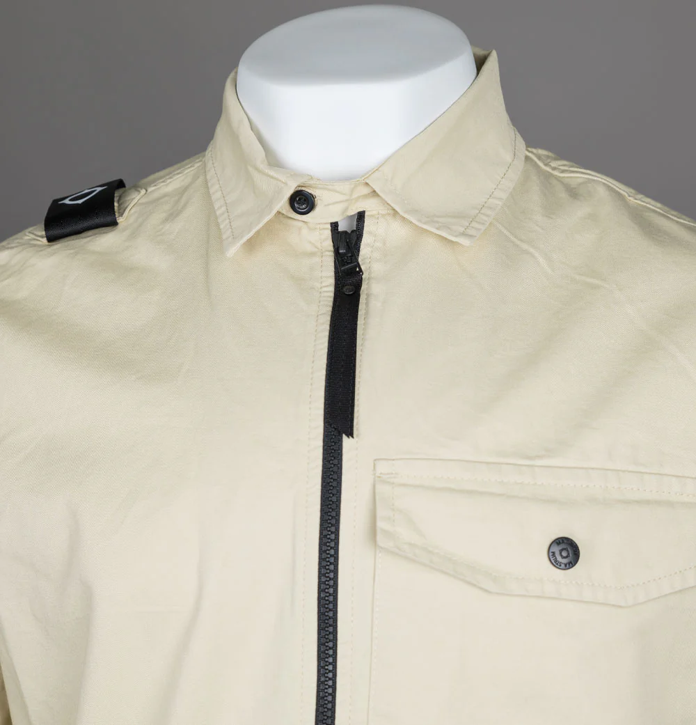 Ma.Strum PD Full Zip Overshirt Ash - Image 3