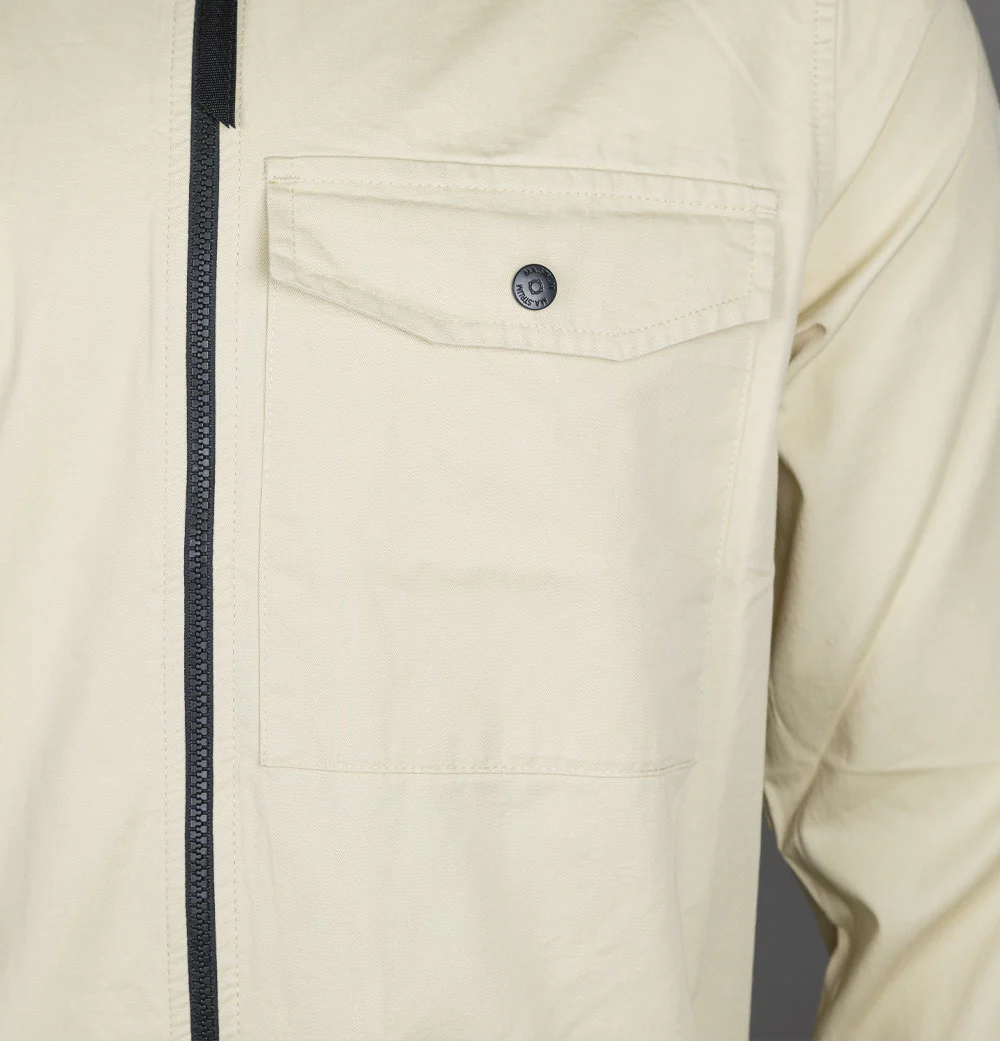 Ma.Strum PD Full Zip Overshirt Ash - Image 4