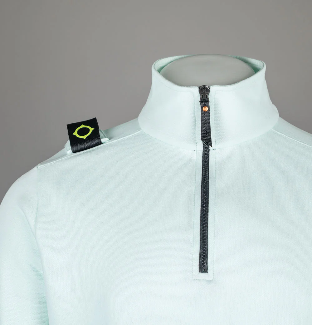 Ma.Strum Quarter Zip Sweatshirt Frost - Image 3