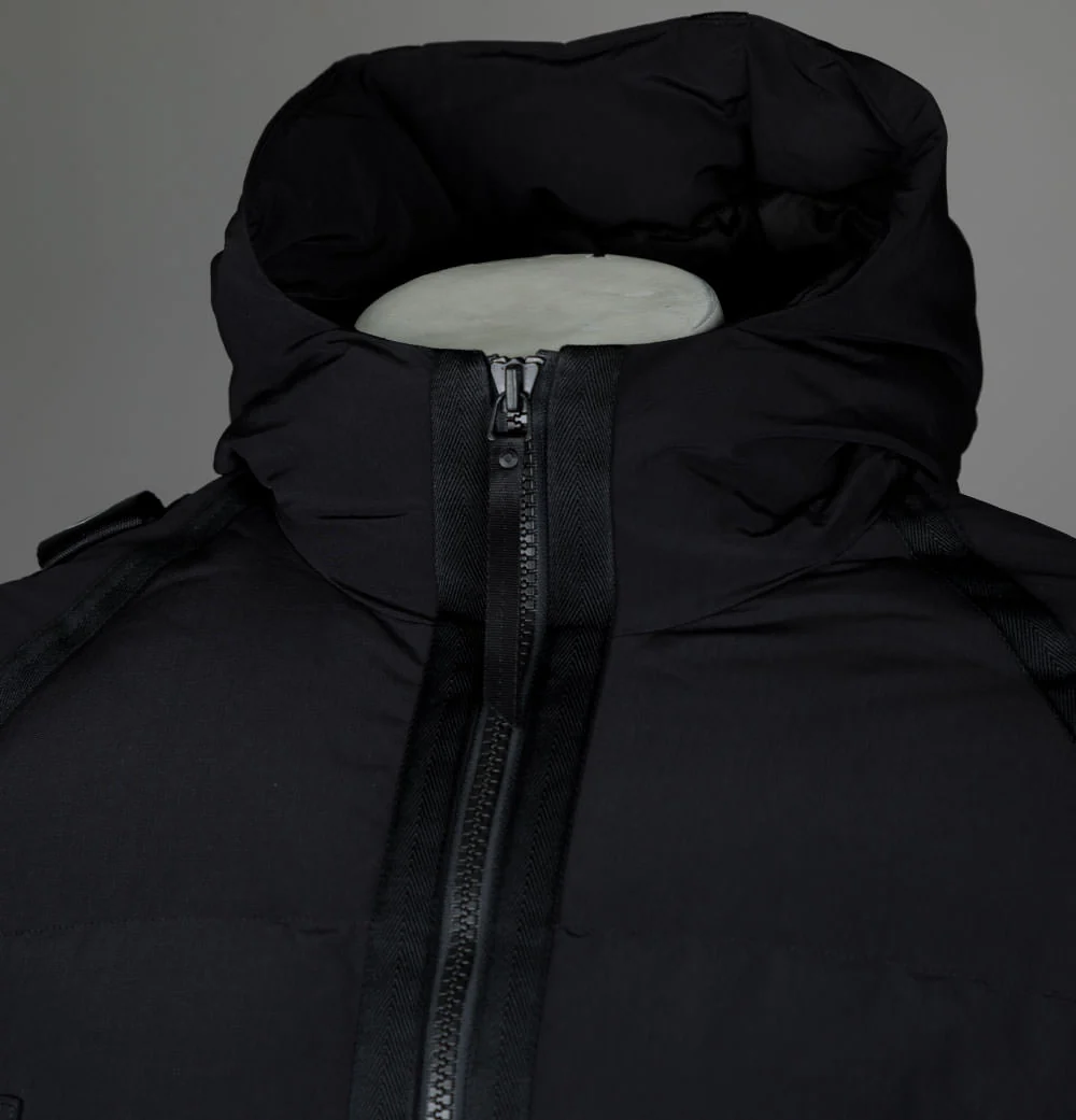 Ma.Strum Quilted Down Fill Jacket Jet Black - Image 4