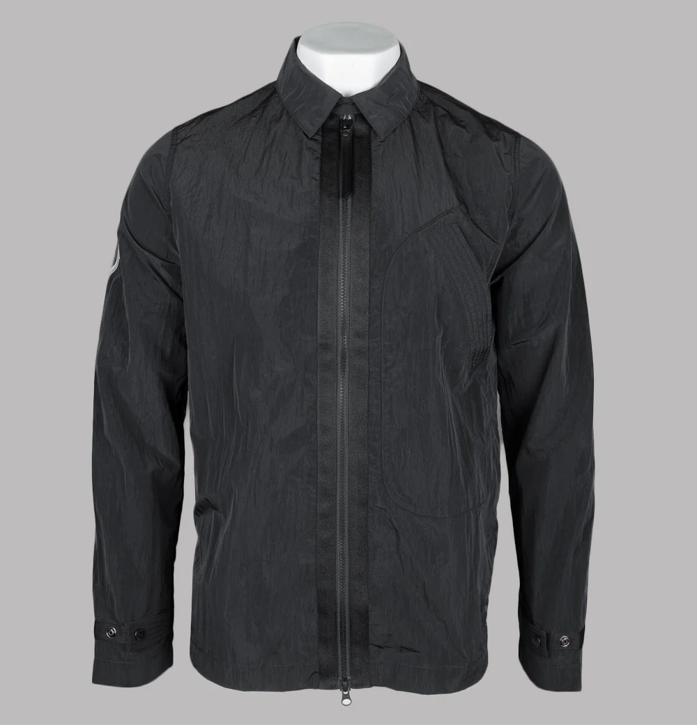 Ma.Strum Rivet Overshirt Jet Black