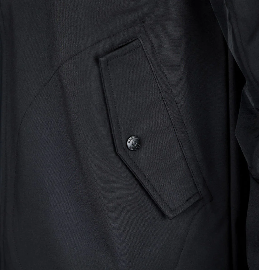 Ma.Strum Softshell Full Zip Hooded Jacket Jet Black - Image 5