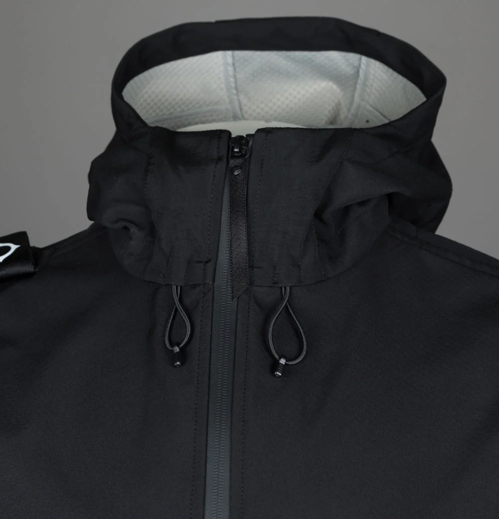 Ma.Strum Softshell Hooded Jacket Jet Black - Image 3