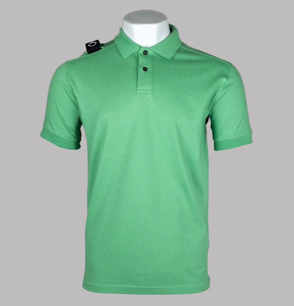 Ma.Strum SS Jersey Polo Shirt Feldspar Green