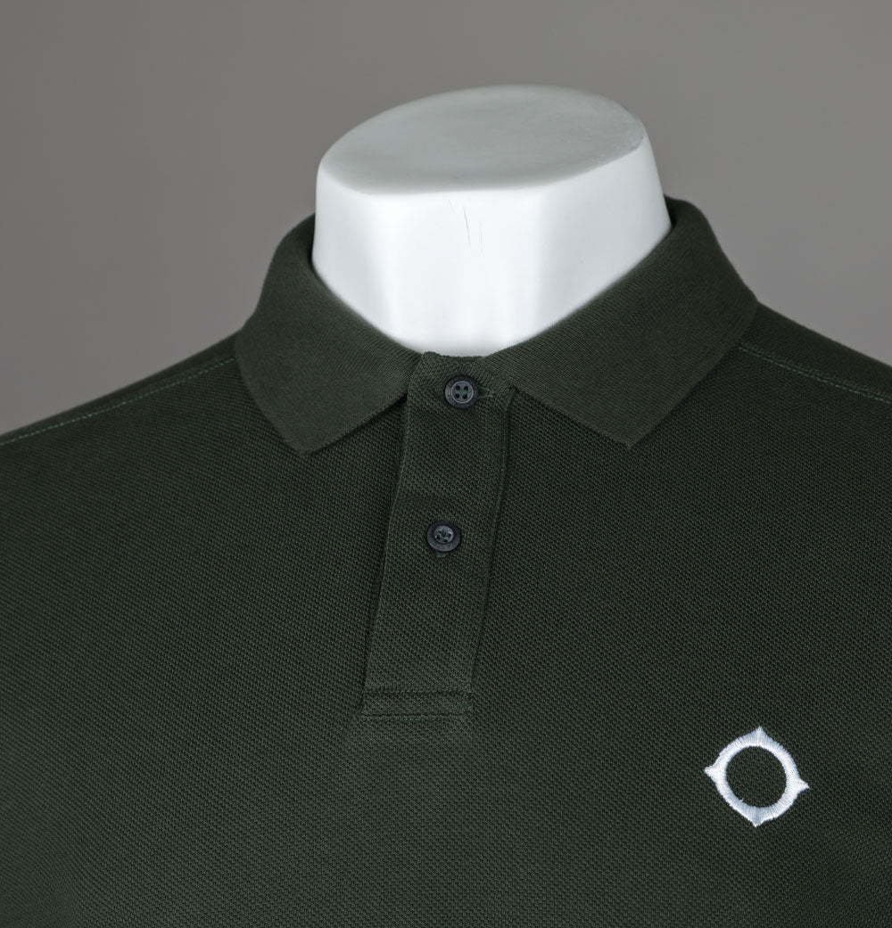 Ma.Strum SS Pique Polo Oil Slick Green - Image 3