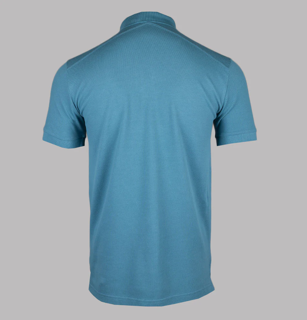 Ma.Strum SS Pique Polo Shirt Aegean Blue - Image 2