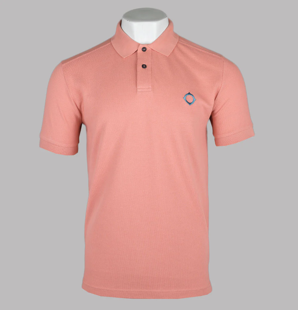 Ma.Strum SS Pique Polo Shirt Canyon Clay