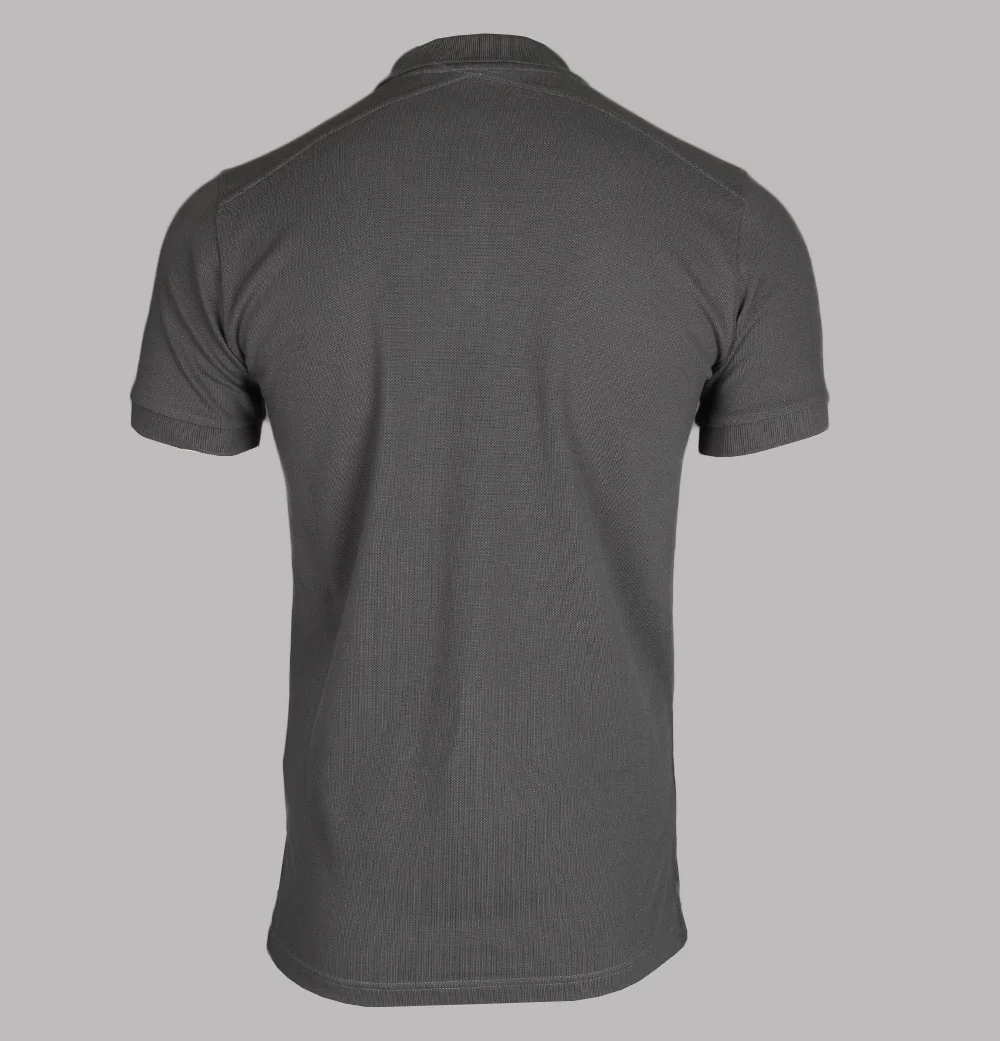 Ma.Strum SS Pique Polo Shirt Dark Slate - Image 2
