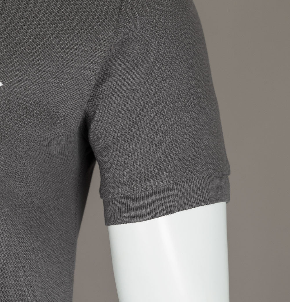 Ma.Strum SS Pique Polo Shirt Dark Slate - Image 5