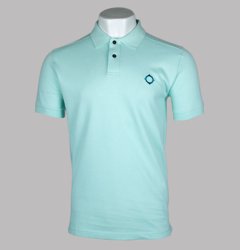 Ma.Strum SS Pique Polo Shirt Iceberg