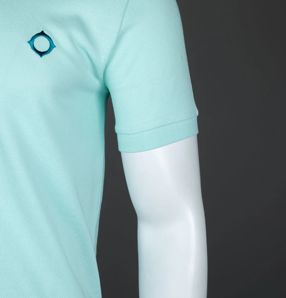 Ma.Strum SS Pique Polo Shirt Iceberg - Image 5
