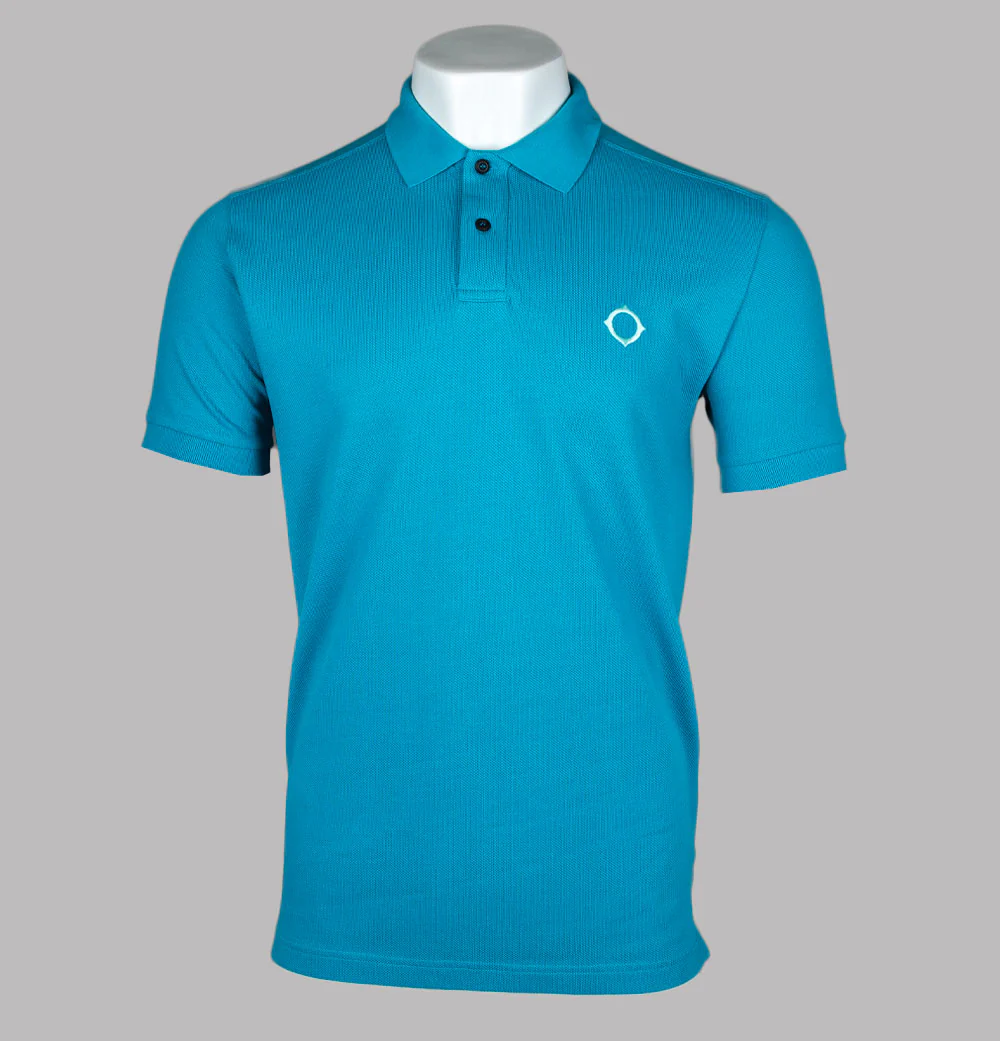 Ma.Strum SS Pique Polo Shirt Vallarta Blue