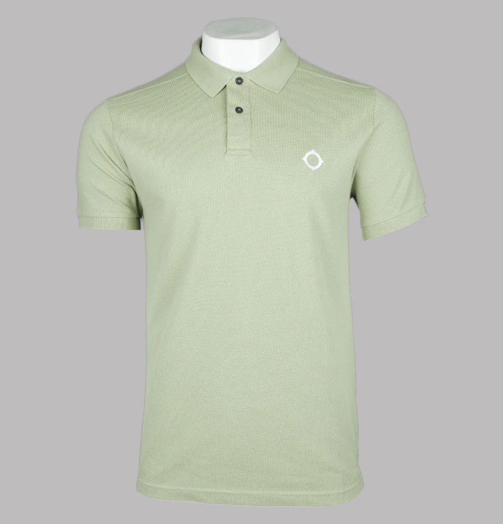 Ma.Strum SS Pique Polo Shirt Tea