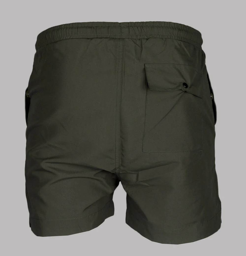 Ma.Strum Wake Swim Shorts Bronze Green - Image 3
