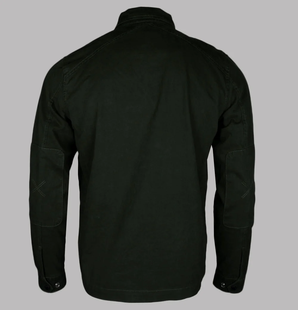 Ma.Strum Zip Front Overshirt Oil Slick - Image 2