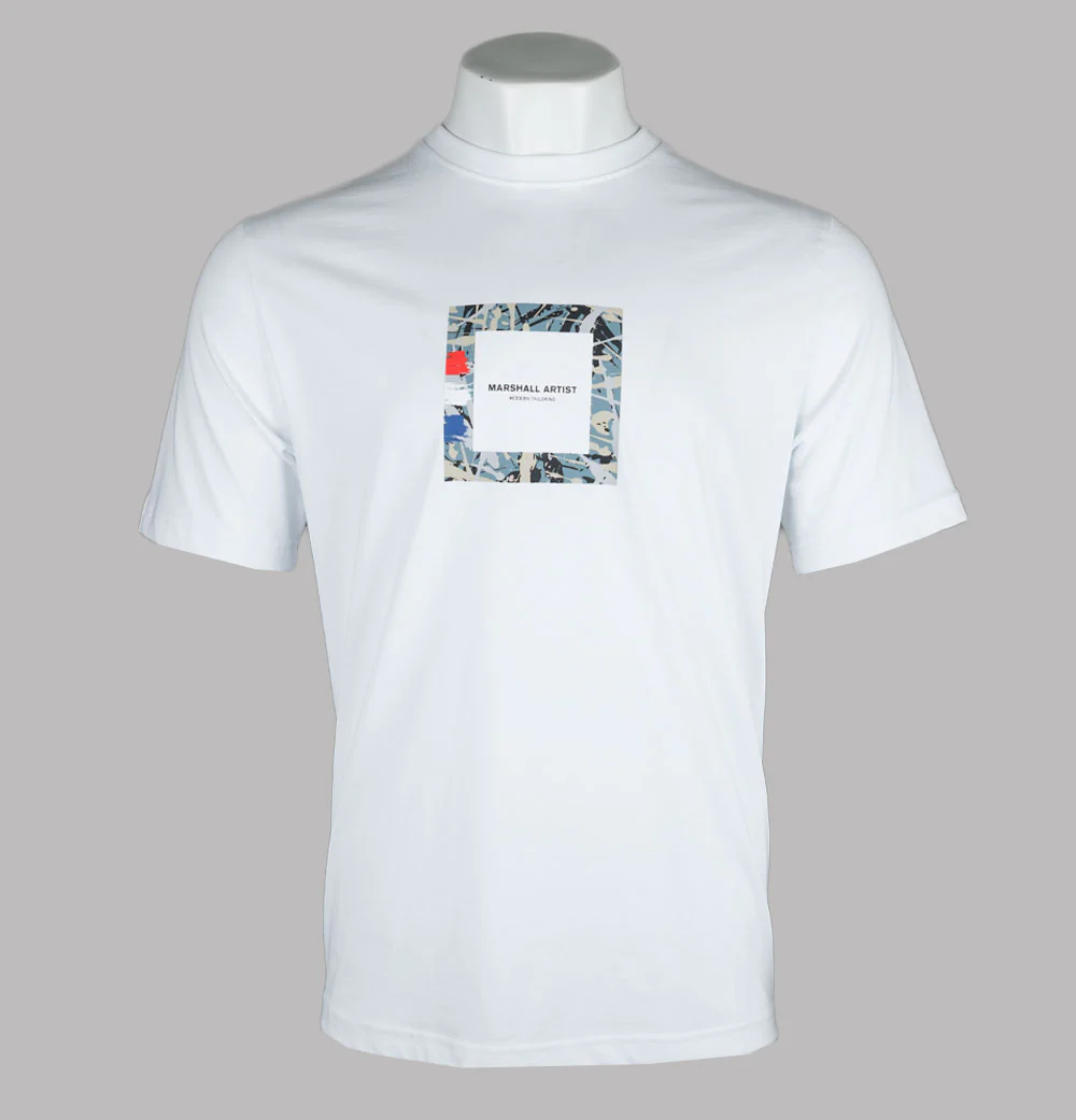 Marshall Artist Adored Box Logo T-Shirt White