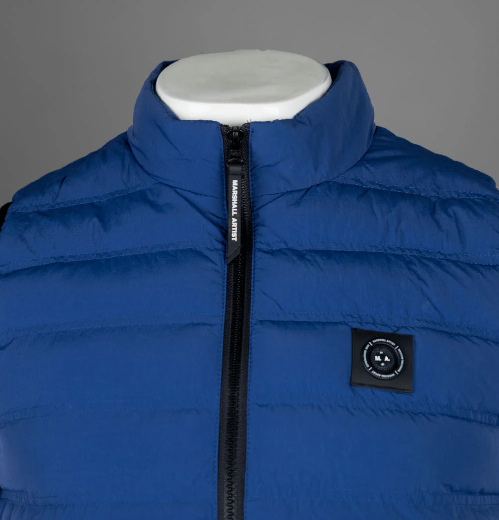 Marshall Artist Bubble Gilet French Navy - Image 3