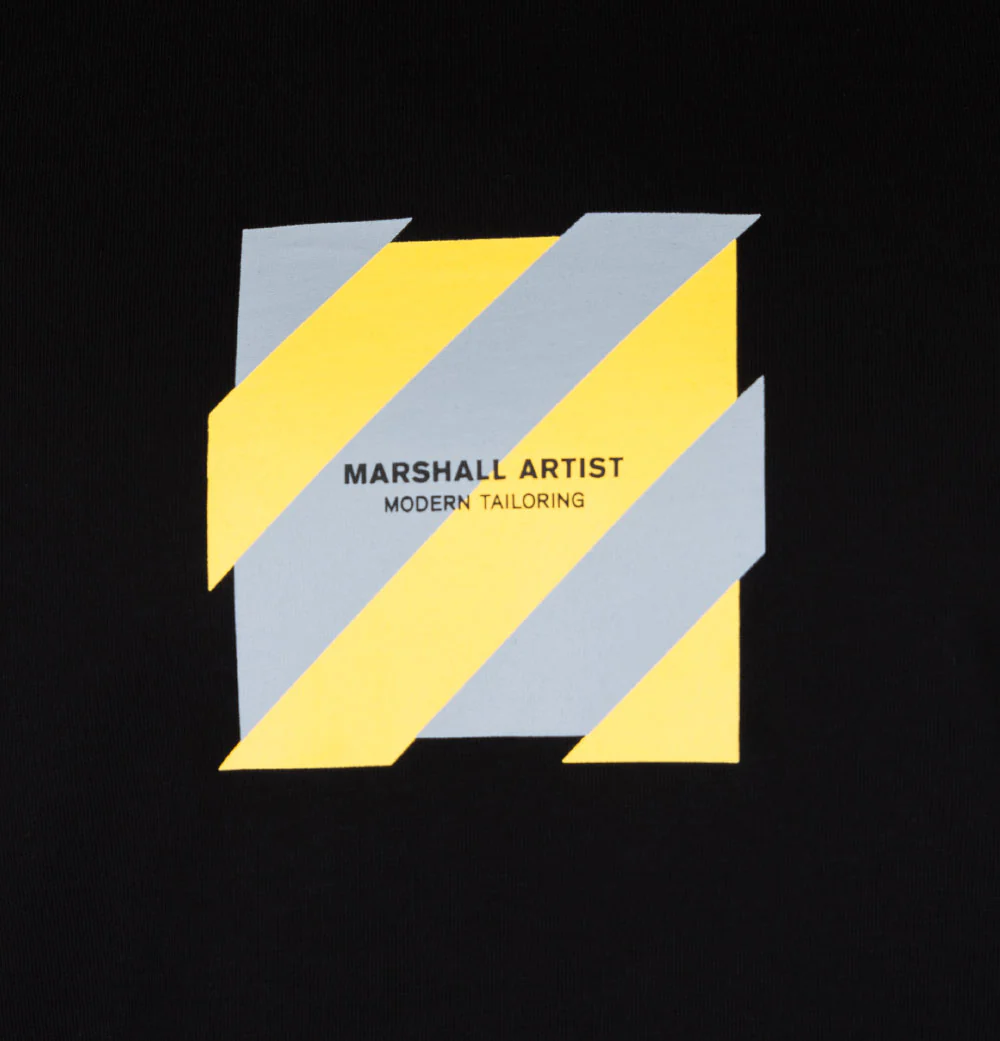 Marshall Artist Chevron T-Shirt Black - Image 3