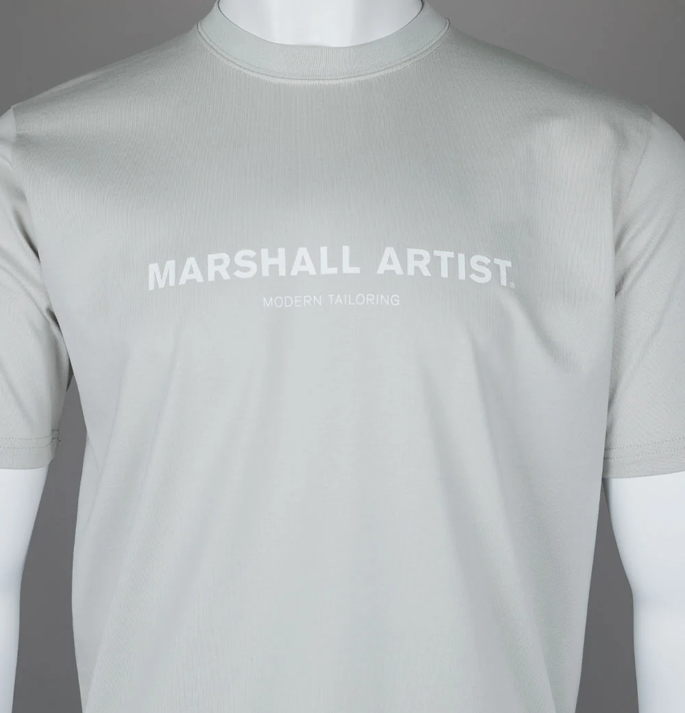 Marshall Artist Coastal Erosion T-Shirt Dove Grey - Image 3