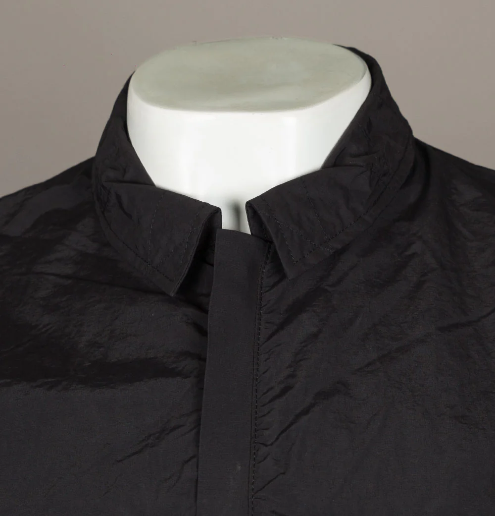 Marshall Artist Cotton Poly Overshirt Black - Image 3
