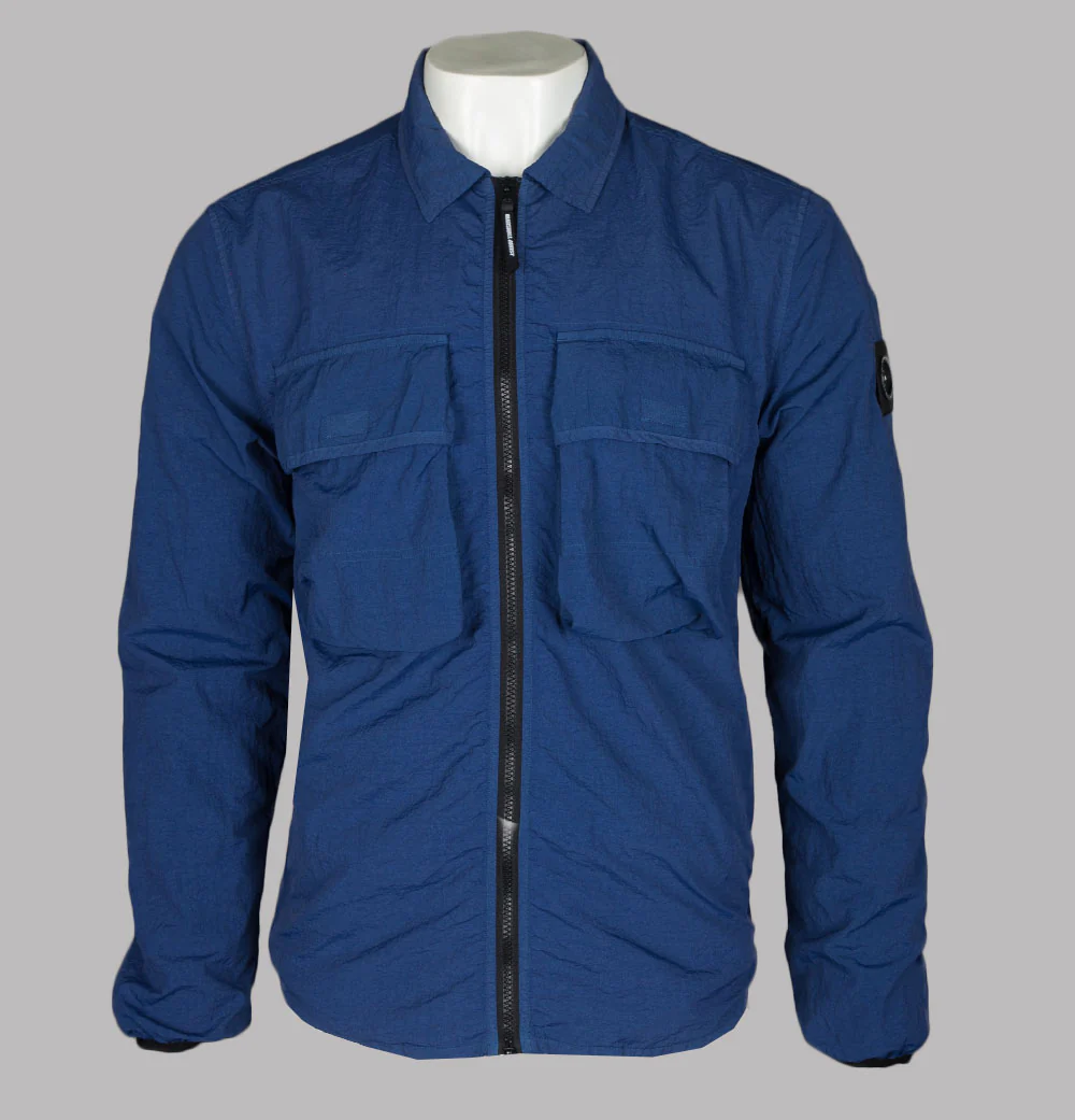 Marshall Artist GD Parachute Overshirt Cobalt