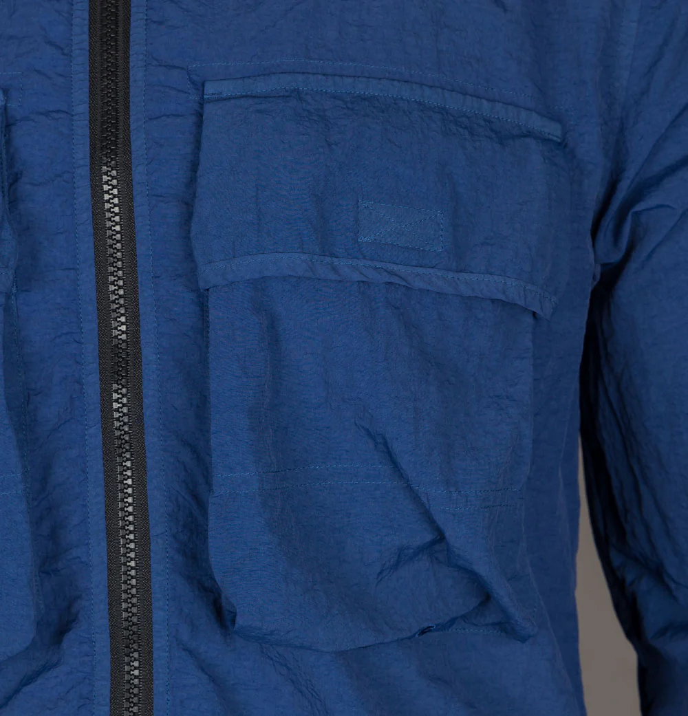 Marshall Artist GD Parachute Overshirt Cobalt - Image 4