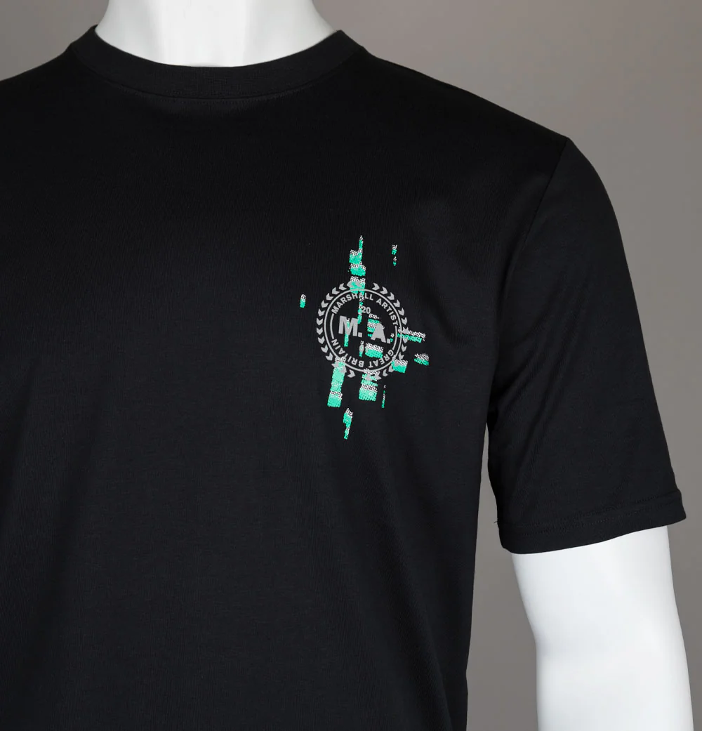 Marshall Artist Glitch Theory T-Shirt Black - Image 3