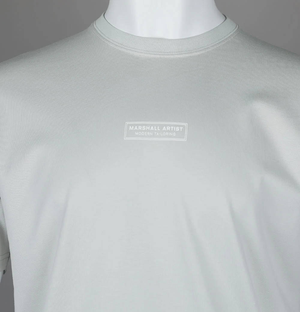 Marshall Artist Injection Box Logo T-Shirt Dove Grey - Image 3