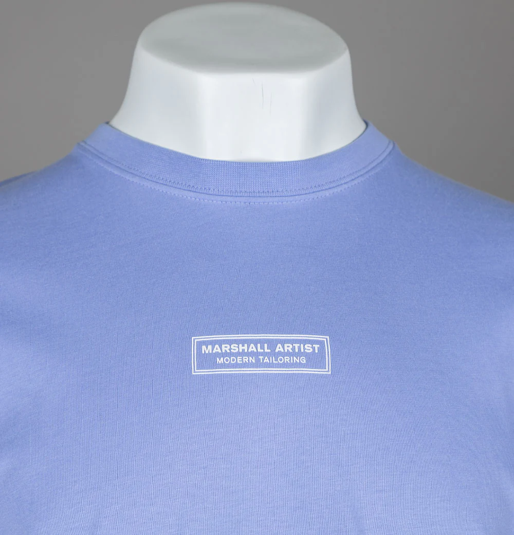 Marshall Artist Injection Box Logo T-Shirt Ultra Violet - Image 3