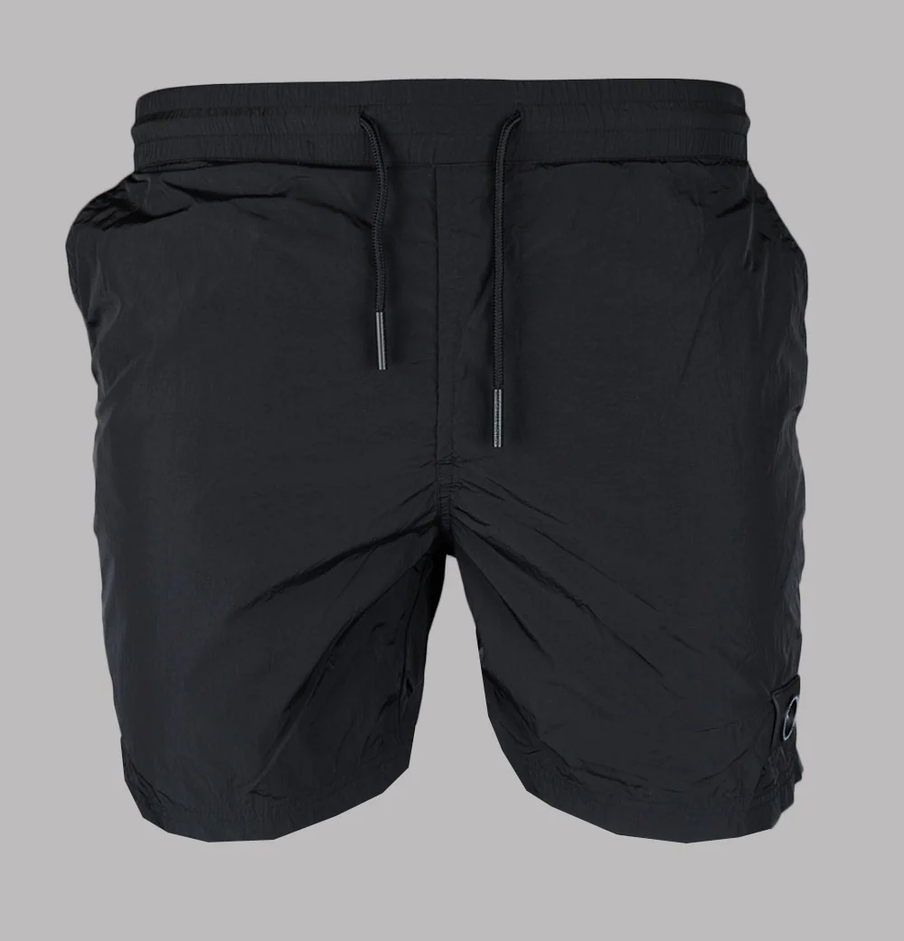 Marshall Artist Krinkle Nylon Swim Shorts Black - Image 2