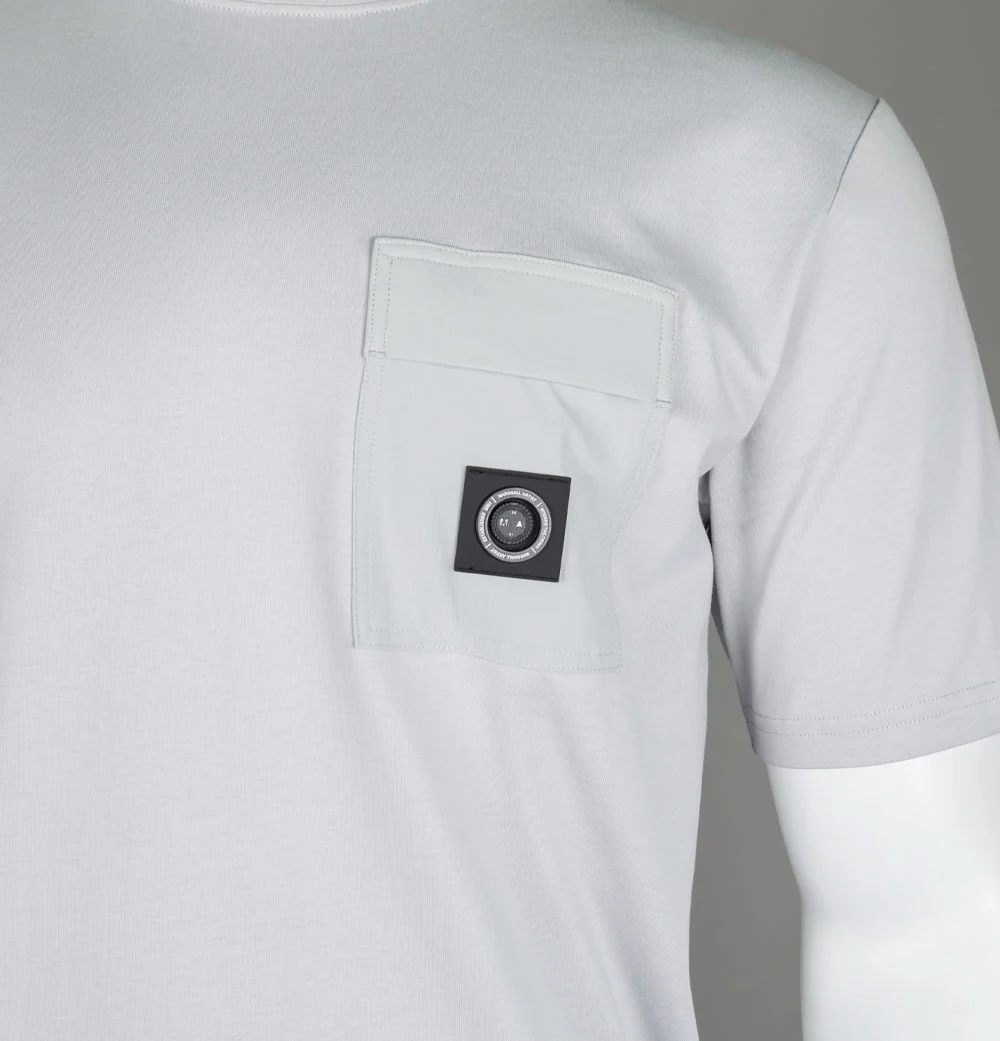 Marshall Artist Kyoto Pocket T-Shirt Oceanic Grey - Image 3