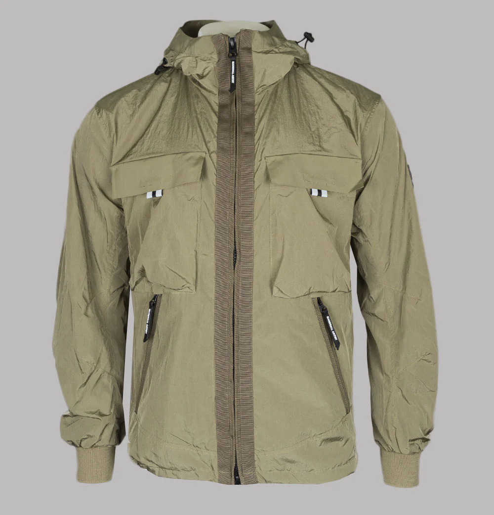 Marshall Artist Molecular Hooded Jacket Khaki