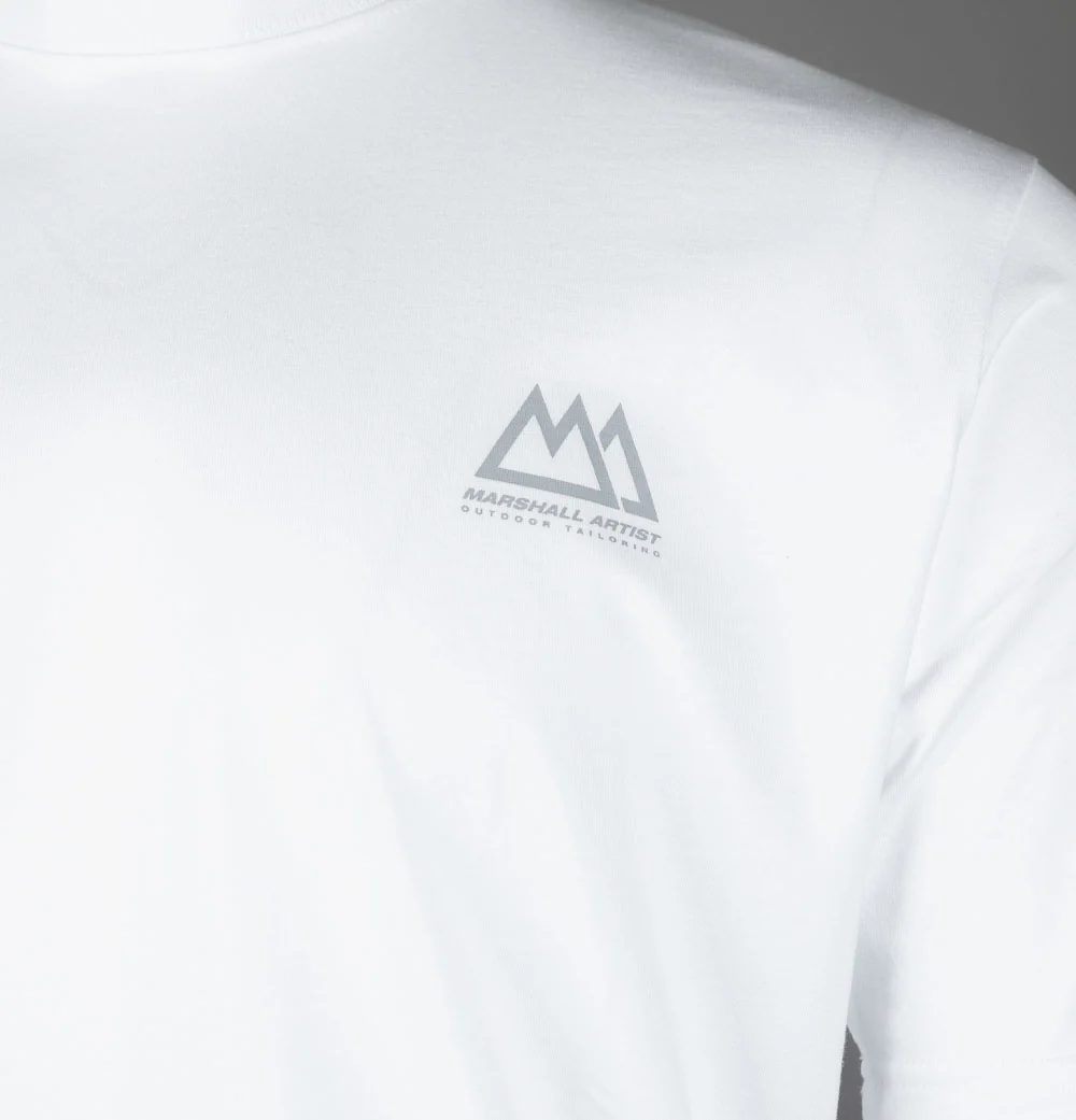 Marshall Artist Mountain Tailoring T-Shirt White - Image 3