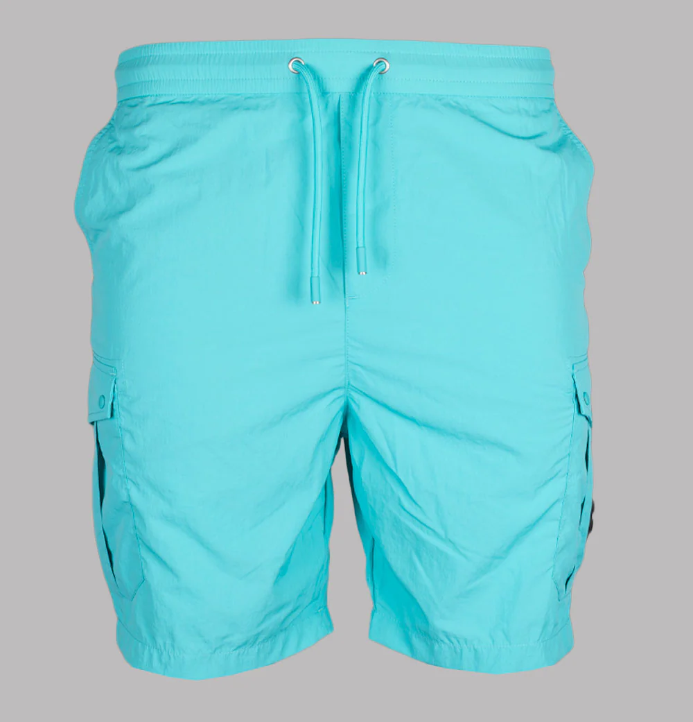 Marshall Artist Newport Cargo Shorts Cyan - Image 2