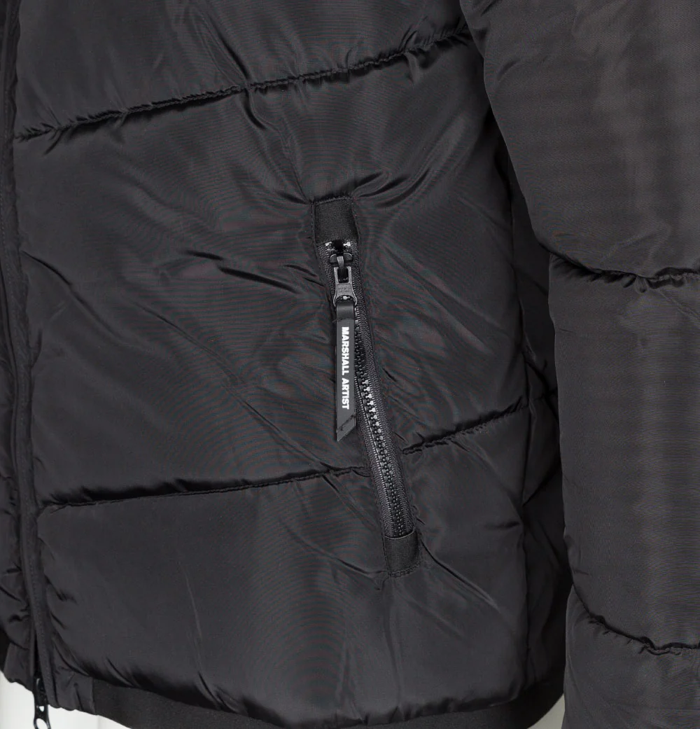 Marshall Artist Paninaro Bubble Jacket Black - Image 5